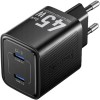 MOBILE CHARGER WALL 45W USB-C/2P BLACK FEFB0-EU VENTION