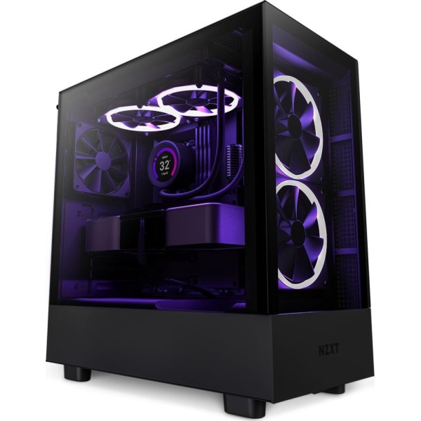 Case|NZXT|H5 ELITE|MidiTower|Case product features Transparent panel|Not ...