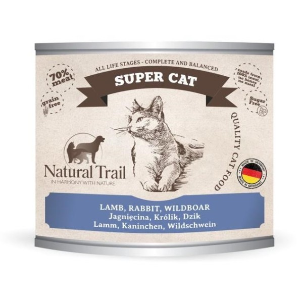 NATURAL TRAIL Super Cat Lamb, rabbit, ...