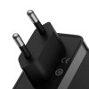 BASEUS WALL CHARGER 2X USB-C + USB (BLACK)