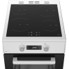 BEKO Cooker | FSM59305WDT | Hob type Induction | Oven type Electric | White | Width 50 cm | Grilling | Depth 60 cm | 60 L