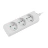 Lanberg Cable Power Strip 3M 3X French Outlets Quality-Grade Copper | PS0-03E-0300-W