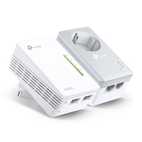 TP-LINK | AV600 Powerline Wi-Fi Kit | TL-WPA4226 KIT | 10/100 Mbit/s | Ethernet LAN (RJ-45) ports 4 | 802.11n | Wi-Fi data rate (max) 300 Mbit/s | Data transfer rate (max) 600 Mbit/s | Extra socket