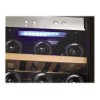 Caso | Wine cooler | Wine Master 66 | Energy efficiency class G | Free standing | Bottles capacity Up to 66 bottles | Cooling type Compressor technology | Stainless steel/Black