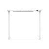 Desk frame | 71.5 - 121.5 cm | Maximum load weight 70 kg | White