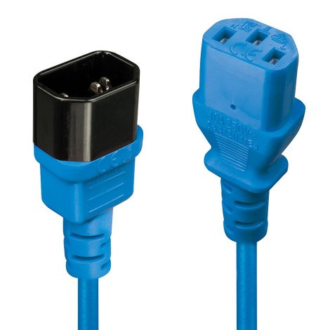 CABLE POWER IEC EXTENSION 1M/BLUE 30471 LINDY