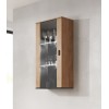 Cama hanging display cabinet SOHO lefkas oak/black