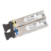 MikroTik Pair of SFP modules S-3553LC20D (S-35LC20D 1.25G SM 20km T1310nm/R1550nm + S-53LC20D 1.25G SM 20km T1550nm/R1310nm) | MikroTik | Maximum transfer distance 20000 m