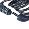 Bicycle cable with combination lock -YCC0/10/180/2 Black