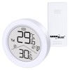 GreenBlue wireless weather station, IN/OUT temperature, clock, °C/°F selectable, range up to 60 m, GB162