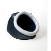 GO GIFT cat bed - graphite-white - 40x45x34 cm