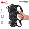 Flexi Black Design L 5 m Dog Retractable lead
