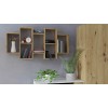 Hanging bookcase Bilbao 7.0 Wall mounted shelves Oak Artisan