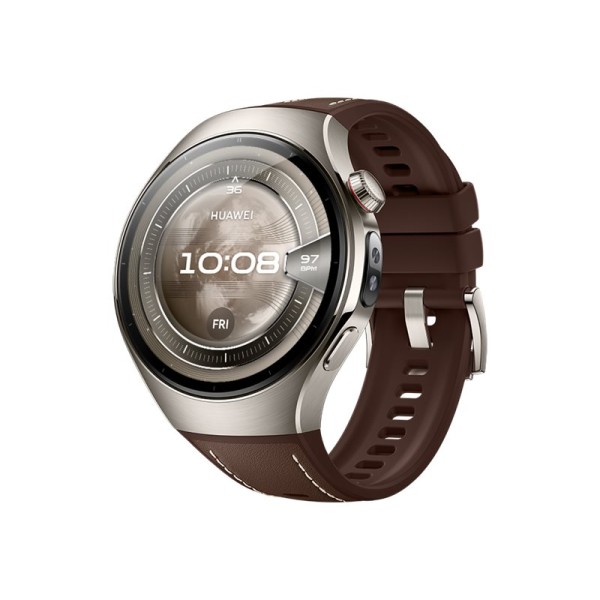 Huawei Watch 5 (46mm), Fluorelastomer Brown ...