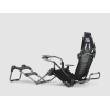 Next Level Racing | Foldable Formula and GT Cockpit | F-GT Lite Grey Edition | Grey and Black