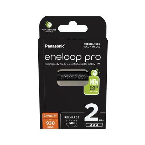 Panasonic | ENELOOP Pro BK-4HCDE/2BE | AAA | 930 mAh | 2 pc(s)