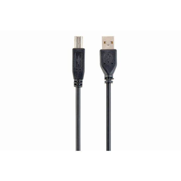 CABLE USB2 AM-BM 3M/BLACK CCP-USB2-AMBM-10 GEMBIRD