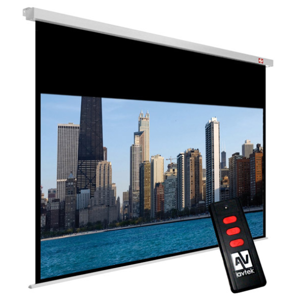 Avtek Cinema Electric 240 projection screen ...