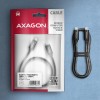 AXAGON BUCM4X-CM10AB NewGEN+ cable USB-C <-> USB-C, 1m, USB4 Gen 3×2, PD 240W, 8K HD, ALU