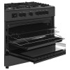 Ravanson KWGE-K90 Cheff Modern Black gas and electric cooker (black)