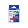 Brother | TZE-431 Laminated Tape | Black on Red | TZe | 8 m | 1.2 cm