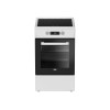 BEKO Cooker | FSM59305WDT | Hob type Induction | Oven type Electric | White | Width 50 cm | Grilling | Depth 60 cm | 60 L