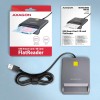 CARD READER FLAT SMARTCARD/ID/USB2.0 1.3M CRE-SM3T AXAGON