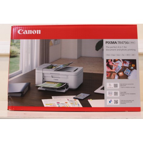 SALE OUT. Canon IJ MFP PIXMA TR4756i WH EUR White | Canon PIXMA TR4756i | Inkjet | Colour | Multifunction printer | A4/Legal | Wi-Fi | White | DAMAGED PACKAGING