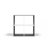 MALAX 2X2 SHELVING UNIT, ANTHRACITE/WHITE