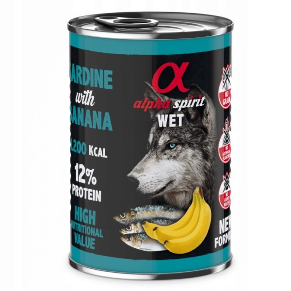 ALPHA SPIRIT WET Sardine with banana ...
