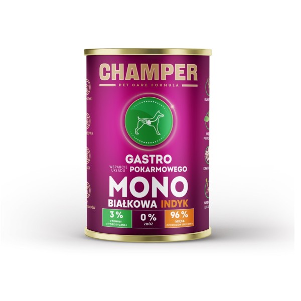 CHAMPER Gastro Monoprotein Turkey - wet ...