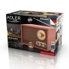 Adler | Retro Radio | AD 1171 | 10 W | Brown