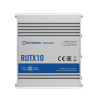 Industrial Router | RUTX10 | 802.11ac | 867 Mbit/s | 10/100/1000 Mbit/s | Ethernet LAN (RJ-45) ports 4 | Mesh Support No | MU-MiMO No | No mobile broadband | 1 | 24 month(s)