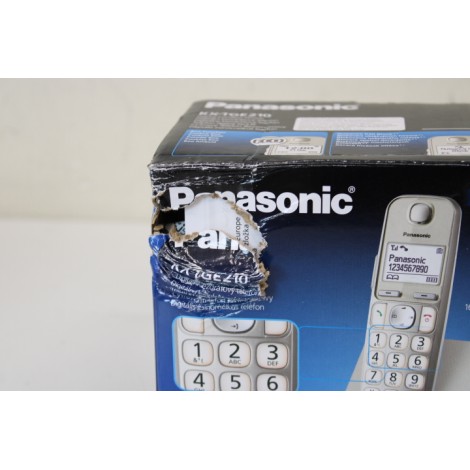SALE OUT. | SALE OUT. Panasonic | Cordless | KX-TGE210FXN | Built-in display | Caller ID | Champagne | Conference call | Phonebook capacity 150 entries | Speakerphone | DAMAGED PACKAGING