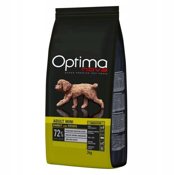 Optimanova Adult Mini Digestive Rabbit with ...