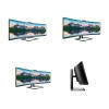 Philips | SuperWide curved LCD display | 499P9H/00 | 48.8 