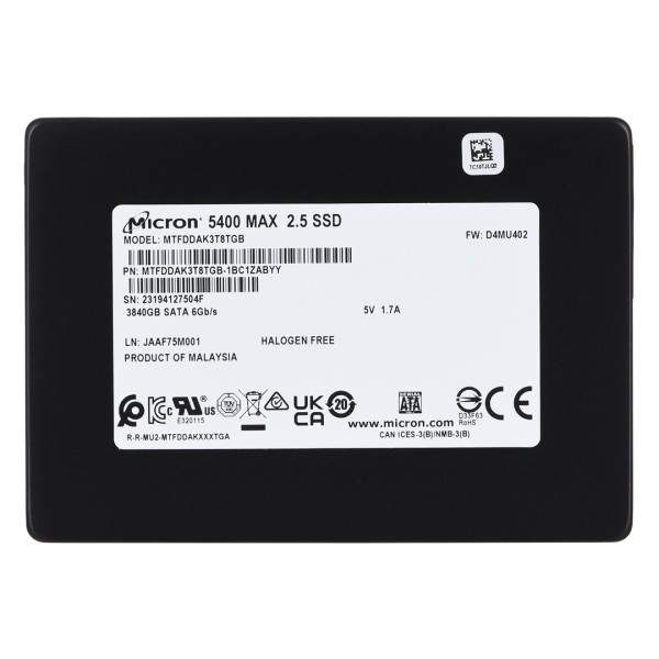 SSD Micron 5400 MAX 3.84TB SATA ...