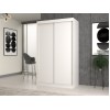 Topeshop IGA 120 BIEL B KPL bedroom wardrobe/closet 7 shelves 2 door(s) White