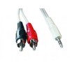 CABLE AUDIO 3.5MM TO 2RCA 5M/CCA-458-5M GEMBIRD