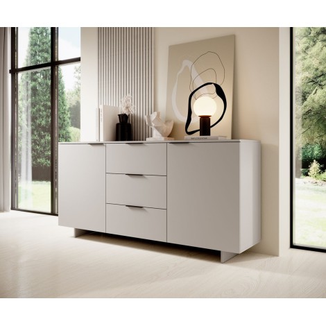 Cama 2D3S ALMA chest of drawers 180x41.5xH90 cashmere