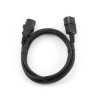 Cablexpert | PC-189-VDE power extension cable 1.8 meter | Black C14 coupler | C14 coupler