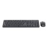 Gembird | Keyboard and mouse | KBS-W-01 | Keyboard and Mouse Set | Wireless | Mouse included | Batteries included | US | Black | 390 g | Numeric keypad