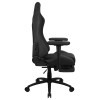 Aerocool ROYALASHBK Premium Ergonomic Gaming Chair Legrests Aeroweave Technology Black