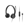 Lenovo | USB-A Stereo Headset with Control Box | Wired | On-Ear