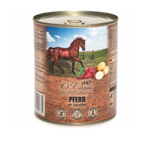 O'CANIS Horse meat with potatoes - wet dog food - 800g