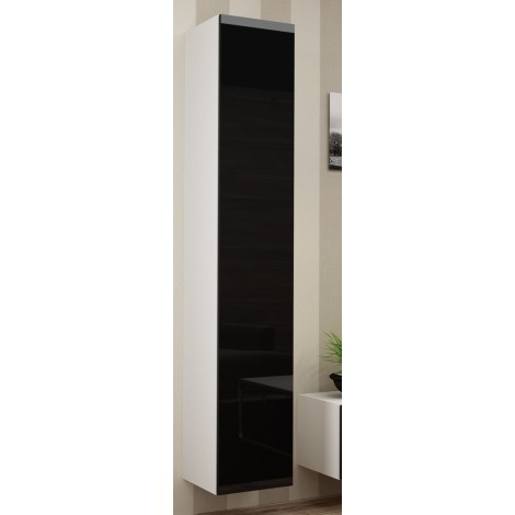 Cama Full cabinet VIGO '180' 180/40/30 white/black gloss