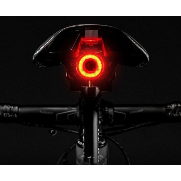 Rockbros Q5 black rear bicycle light ...