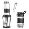 Adler | Blender | AD 4081 | Tabletop | 800 W | Jar material BPA Free Plastic | Jar capacity 0.4 + 0.57 L | Ice crushing | Black/Stainless steel