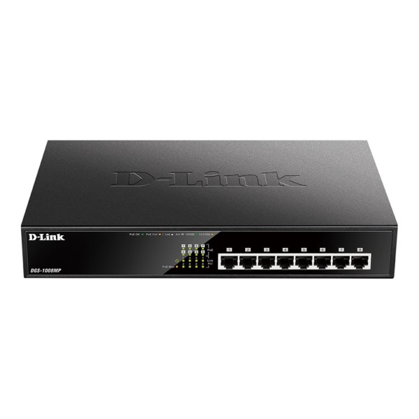 D-LINK 8-Port Layer2 PoE+ Gigabit Switch