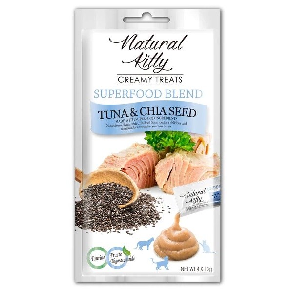 NATURAL KITTY Superfood Blend Tuna with ...